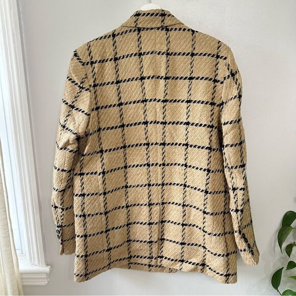 ANINE BING Kaia Check-Pattern Blazer - Picture 4 of 7